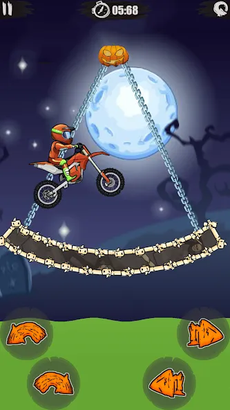 Скачать Moto X3M Bike Race Game (Мото 3М Игра на мотоциклах) взлом на бесконечные деньги + мод меню screen 4