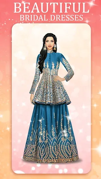 Скачать Indian Fashion Dressup Stylist взлом на бесконечные деньги + мод меню screen 1