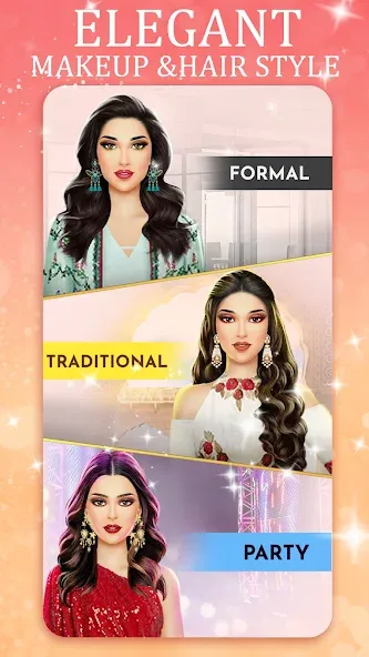 Скачать Indian Fashion Dressup Stylist взлом на бесконечные деньги + мод меню screen 5