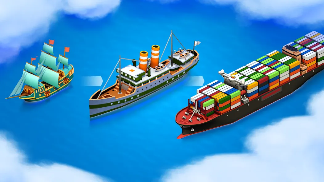 Скачать Sea Port: Cargo Boat Tycoon (Си Порт) взлом на бесконечные деньги + мод меню screen 2