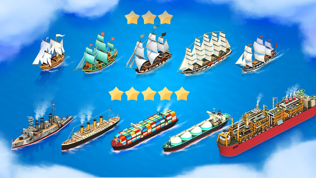 Скачать Sea Port: Cargo Boat Tycoon (Си Порт) взлом на бесконечные деньги + мод меню screen 4