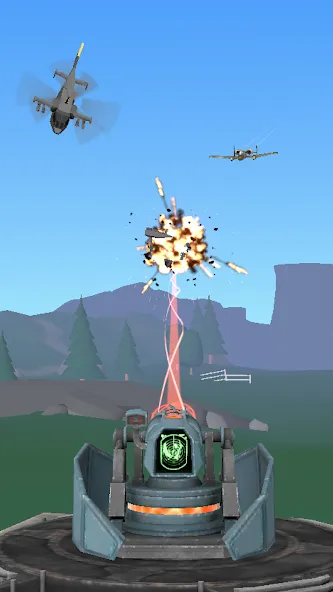 Скачать Air Defense: Airplane Shooting (Эйр Дефенс) взлом на бесконечные деньги + мод меню screen 5