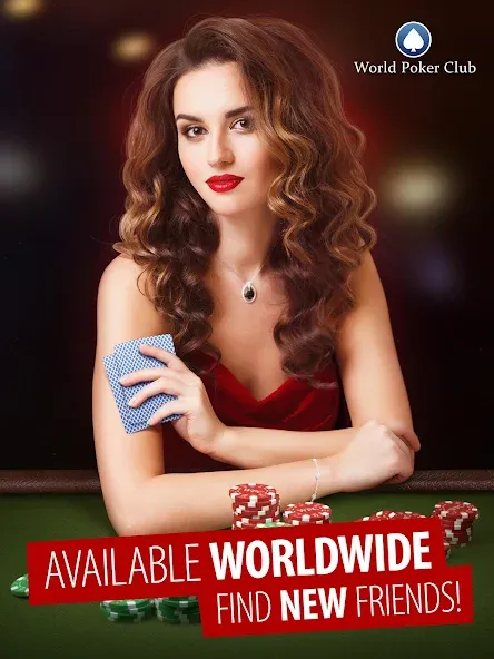 Скачать Poker Games: World Poker Club (Покер Гейм) взлом на бесконечные деньги + мод меню screen 1