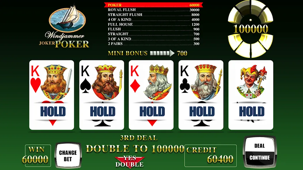 Скачать Windjammer Poker (Уиндджаммер Покер) взлом на бесконечные деньги + мод меню screen 5