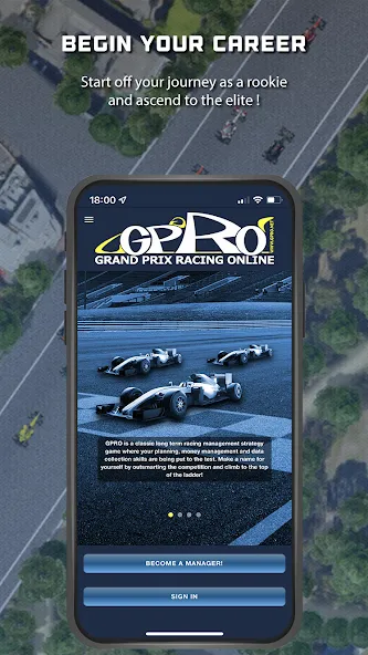 Скачать GPRO — Classic racing manager (ГПРО) взлом на бесконечные деньги + мод меню screen 1