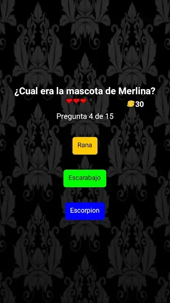 Скачать Merlina Trivia en Español взлом на бесконечные деньги + мод меню screen 2