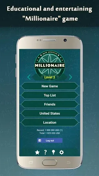 Скачать Math Game 2023 взлом на бесконечные деньги + мод меню screen 1