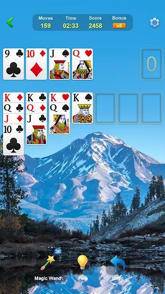 Скачать Solitaire — Classic Card Games взлом на бесконечные деньги + мод меню screen 5