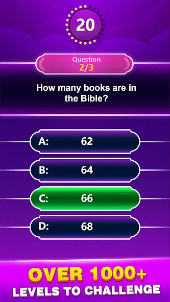 Скачать Bible Trivia — Word Quiz Game (Библейская викторина) взлом на бесконечные деньги + мод меню screen 2