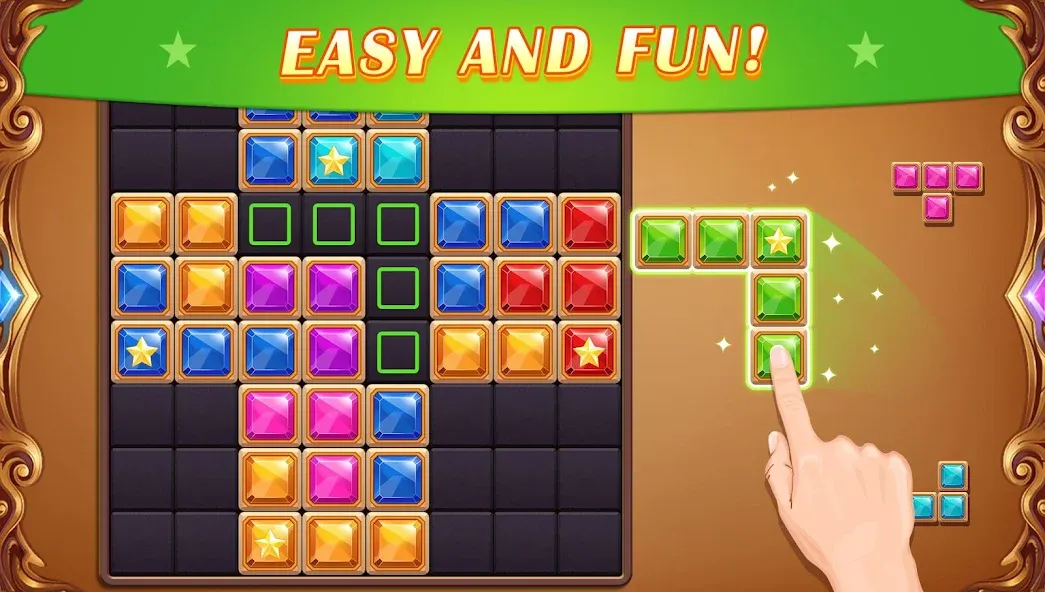 Скачать Block Puzzle: Diamond Star взлом на бесконечные деньги + мод меню screen 3