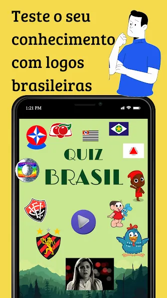 Скачать Quiz Brasil (Квиз Бразилия) взлом на бесконечные деньги + мод меню screen 1