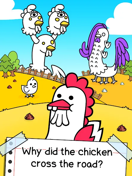 Скачать Chicken Evolution: Idle Game (Чикен Эволюшн) взлом на бесконечные деньги + мод меню screen 5