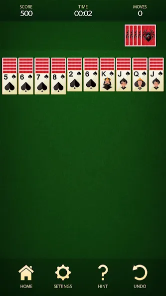 Скачать Spider Solitaire: Card Game (Спайдер Солитер) взлом на бесконечные деньги + мод меню screen 1