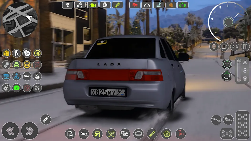 Скачать Lada 2110 Special Unit Race взлом на бесконечные деньги + мод меню screen 3