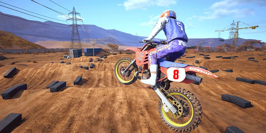 Скачать Dirt MX Bikes KTM Motocross 3D (Дирт МХ Байкс КТМ Мотокросс 3Д) взлом на бесконечные деньги + мод меню screen 3