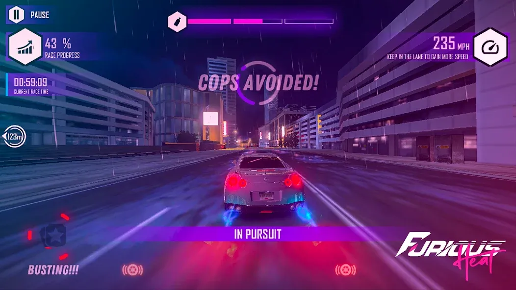 Скачать Furious: Heat Racing 2024 (Фьюриъс) взлом на бесконечные деньги + мод меню screen 2