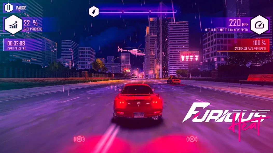 Скачать Furious: Heat Racing 2024 (Фьюриъс) взлом на бесконечные деньги + мод меню screen 3