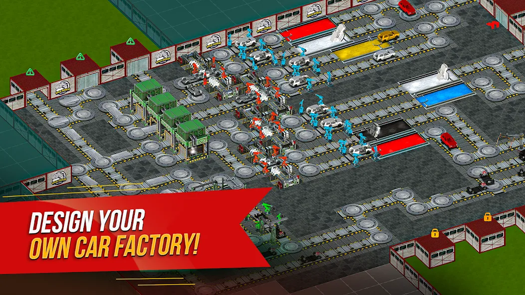 Скачать Car Factory Simulator взлом на бесконечные деньги + мод меню screen 1