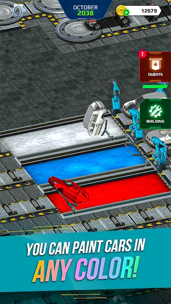 Скачать Car Factory Simulator взлом на бесконечные деньги + мод меню screen 2