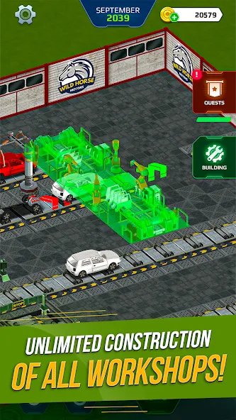 Скачать Car Factory Simulator взлом на бесконечные деньги + мод меню screen 4