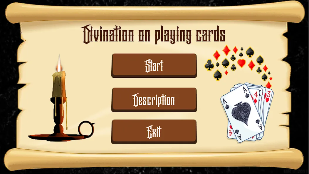 Скачать Divination on Playing Cards взлом на бесконечные деньги + мод меню screen 1