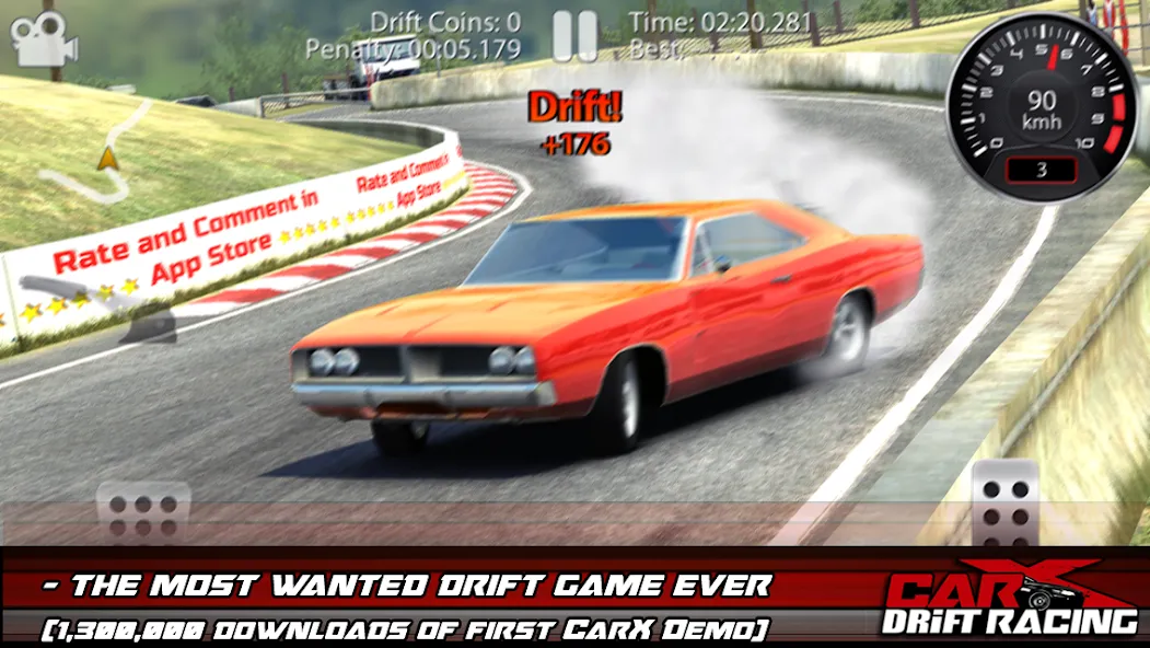 Скачать CarX Drift Racing Lite (КарХ Дрифт Рейсинг Лайт) взлом на бесконечные деньги + мод меню screen 1