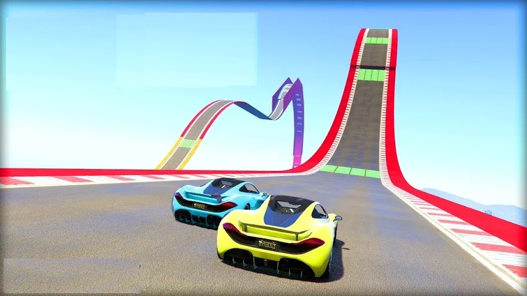 Скачать Mega Ramp Car Offline Games взлом на бесконечные деньги + мод меню screen 2