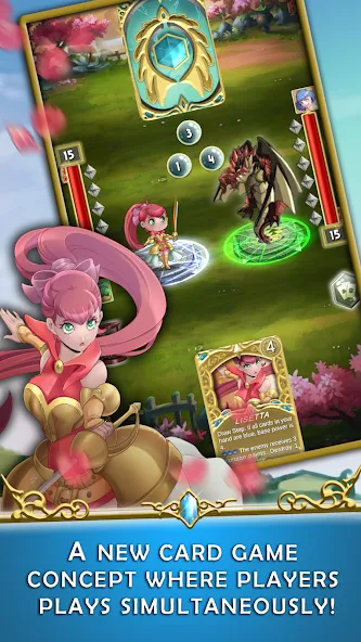 Скачать Crystal Soul — TCG Card Battle взлом на бесконечные деньги + мод меню screen 1