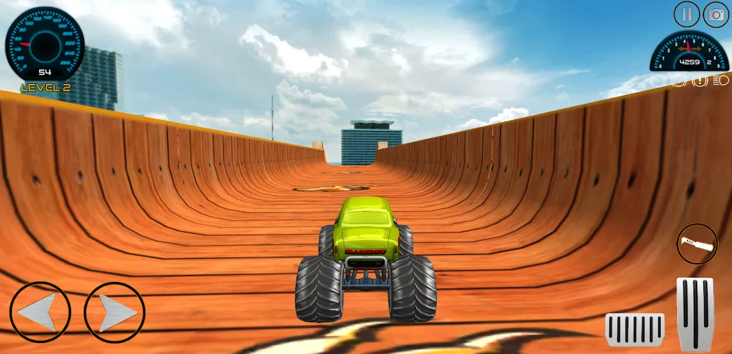 Скачать Monster Truck Car Game 3d взлом на бесконечные деньги + мод меню screen 5