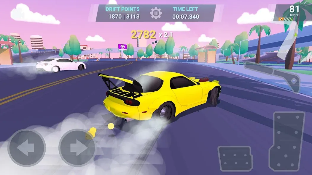 Скачать Drift Clash Online Racing (Дрифт Клаш) взлом на бесконечные деньги + мод меню screen 3