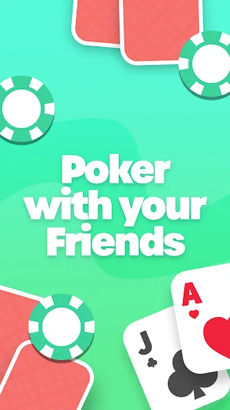 Скачать Poker with Friends — EasyPoker (ИзиПокер) взлом на бесконечные деньги + мод меню screen 1