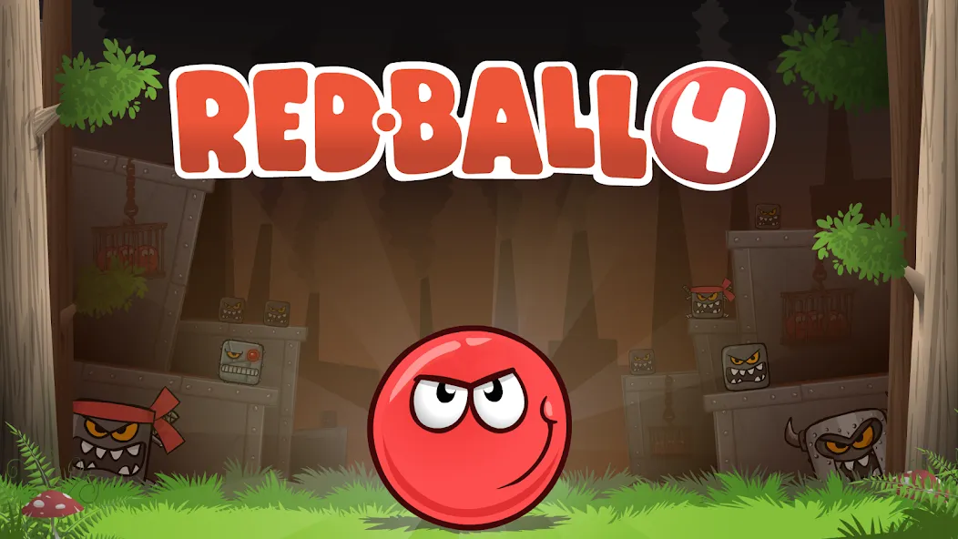 Скачать Red Ball 4 (Рэд Болл 4) взлом на бесконечные деньги + мод меню screen 1