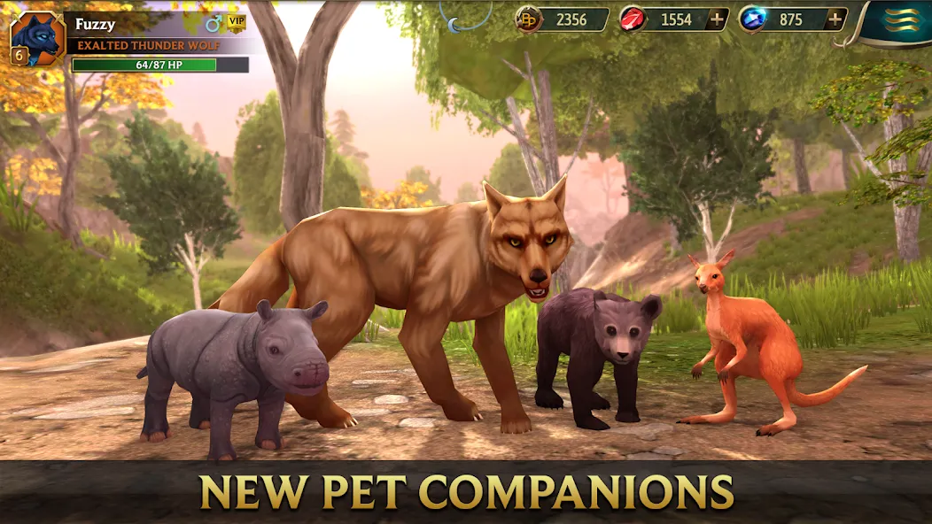 Скачать Wolf Tales — Wild Animal Sim взлом на бесконечные деньги + мод меню screen 2