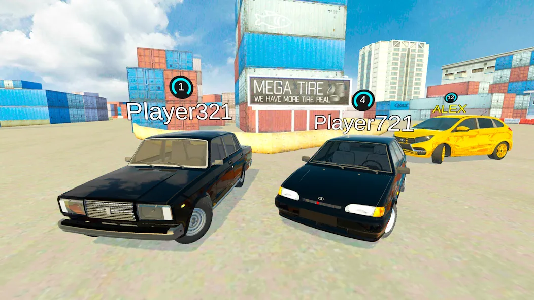 Скачать Lada Drift Simulator — Online взлом на бесконечные деньги + мод меню screen 2