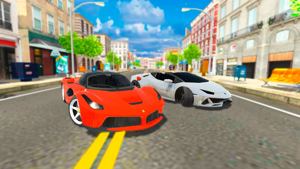 Скачать Car Driving Simulator: Online (Кар Драйвинг Симулятор) взлом на бесконечные деньги + мод меню screen 1