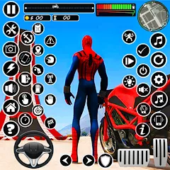 Superhero Tricky Bike Stunt