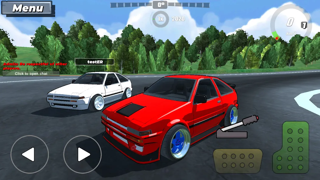 Скачать Drift King: Online (Дрифт Кинг) взлом на бесконечные деньги + мод меню screen 1