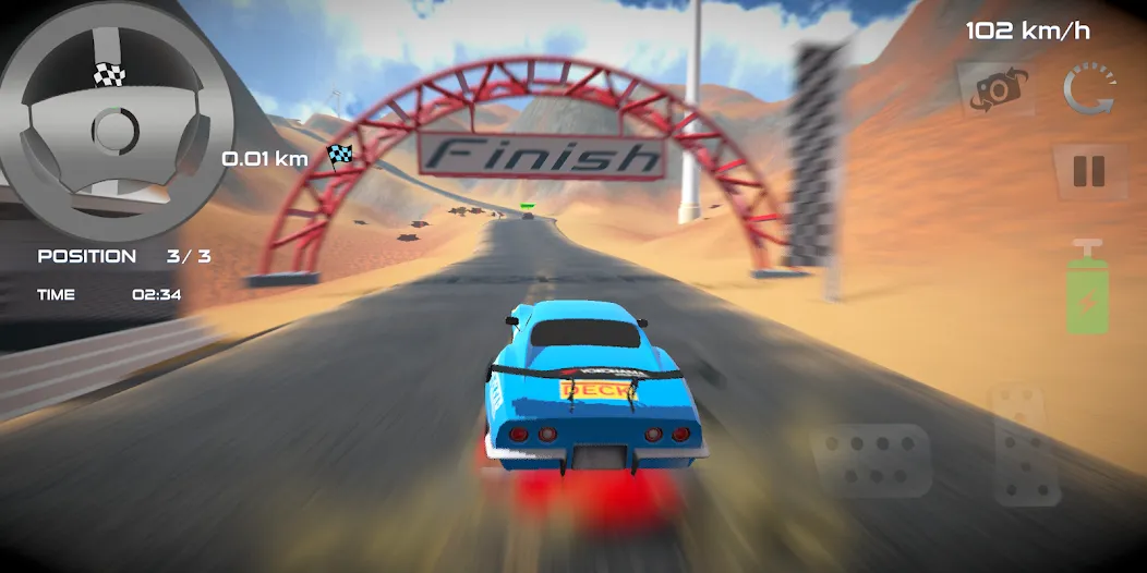 Скачать Rally Car : Extreme Fury Race (Ралли Кар) взлом на бесконечные деньги + мод меню screen 4