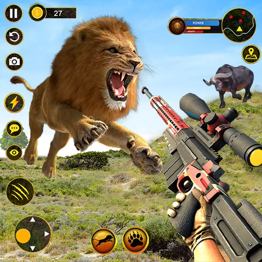 Скачать Sniper Animal Deer Hunter Game (Снайперские игры на животных) взлом на бесконечные деньги + мод меню screen 1