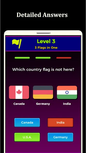 Скачать World Flags Quiz Game (Ворлд Флагс Квиз Гейм) взлом на бесконечные деньги + мод меню screen 2