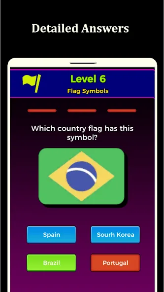 Скачать World Flags Quiz Game (Ворлд Флагс Квиз Гейм) взлом на бесконечные деньги + мод меню screen 4