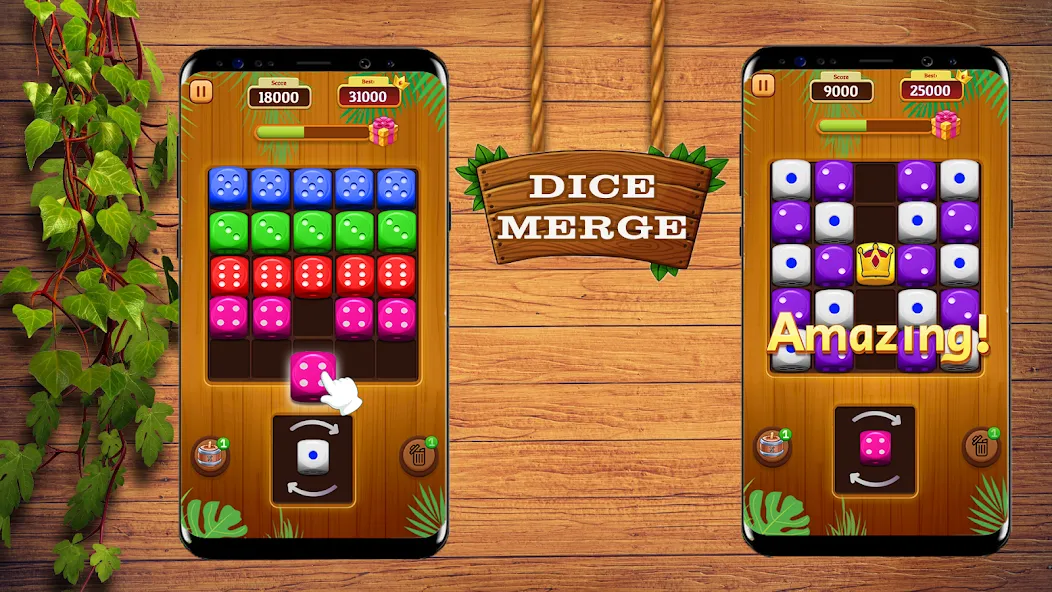 Скачать Dice Merge: Dice Mania Game (Дайс Мердж) взлом на бесконечные деньги + мод меню screen 1