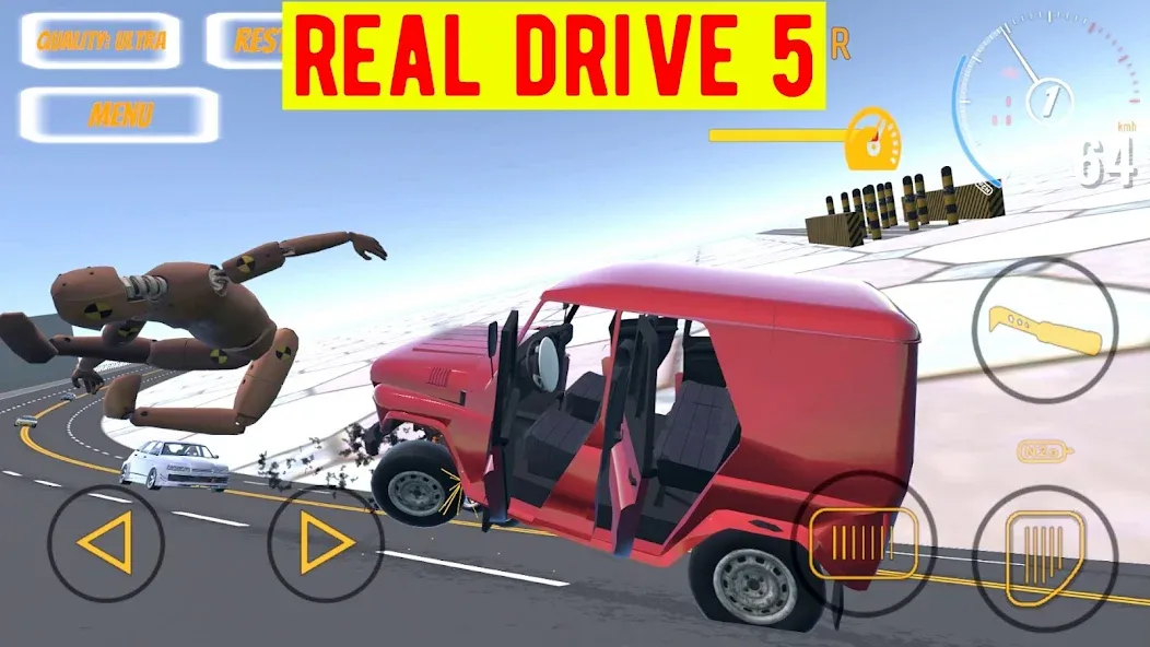 Скачать Real Drive 5 (Реал Драйв 5) взлом на бесконечные деньги + мод меню screen 5