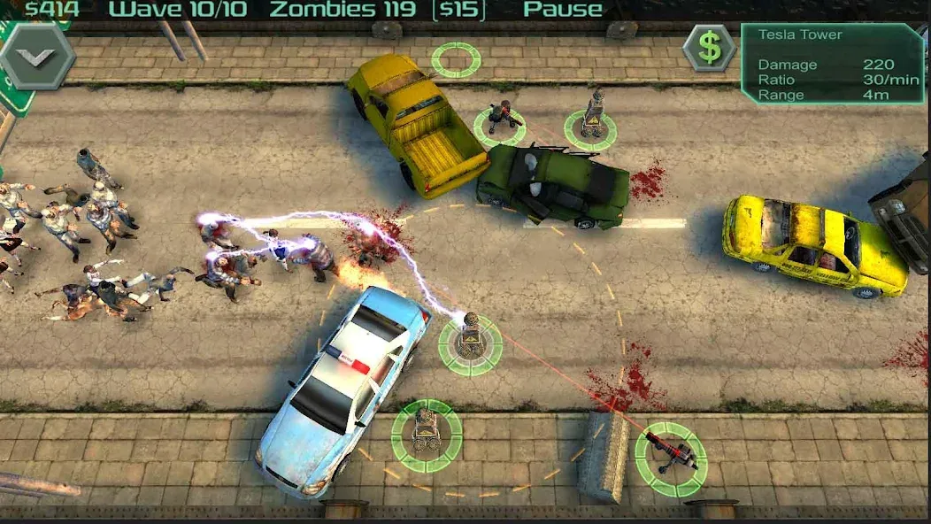 Скачать Zombie Defense (Зомби Дефенс) взлом на бесконечные деньги + мод меню screen 4