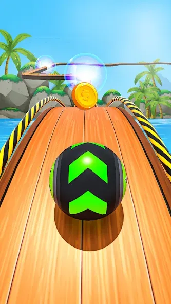 Скачать Rolling Ball Game Hop Ball Run (Гоинг Боллс Гейм) взлом на бесконечные деньги + мод меню screen 1