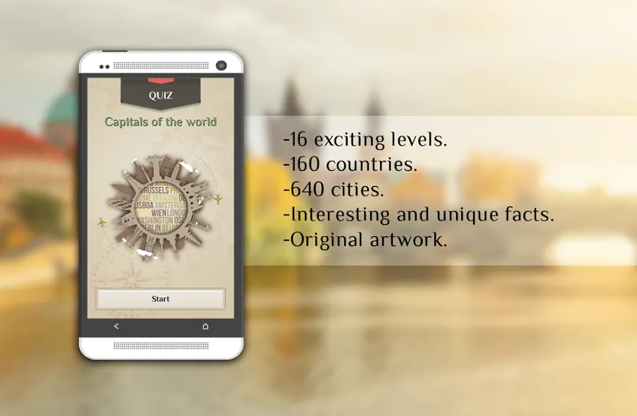 Скачать Quiz-Capitals of the world взлом на бесконечные деньги + мод меню screen 1