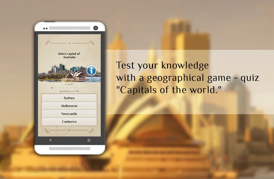 Скачать Quiz-Capitals of the world взлом на бесконечные деньги + мод меню screen 2