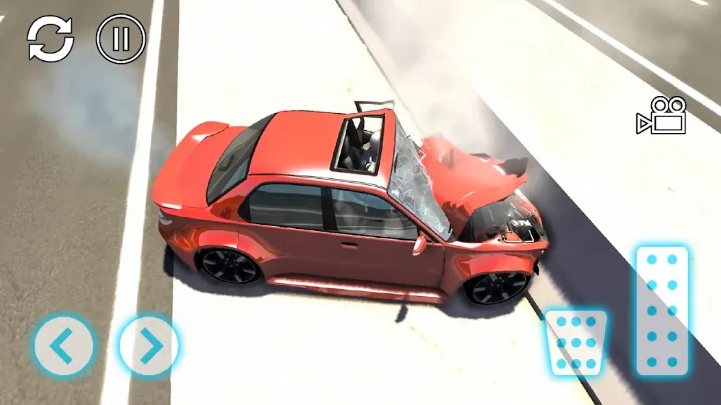 Скачать Car Crash Extreme взлом на бесконечные деньги + мод меню screen 1