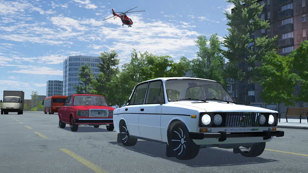 Скачать Russian Car Lada 3D взлом на бесконечные деньги + мод меню screen 3