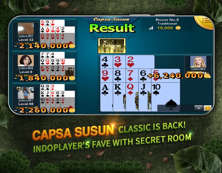 Скачать Indoplay-Capsa Domino QQ Poker (Индоплэй) взлом на бесконечные деньги + мод меню screen 2